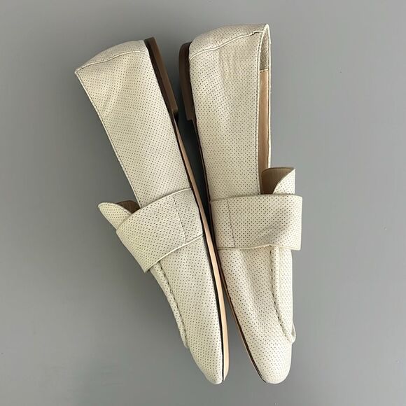 New AGL Women's Mara Spring Perforated Loafers in Gesso Size US 12 - Picture 10 of 14